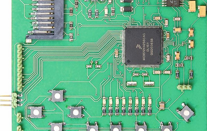 Assembled printed circuit board Assembled printed circuit board