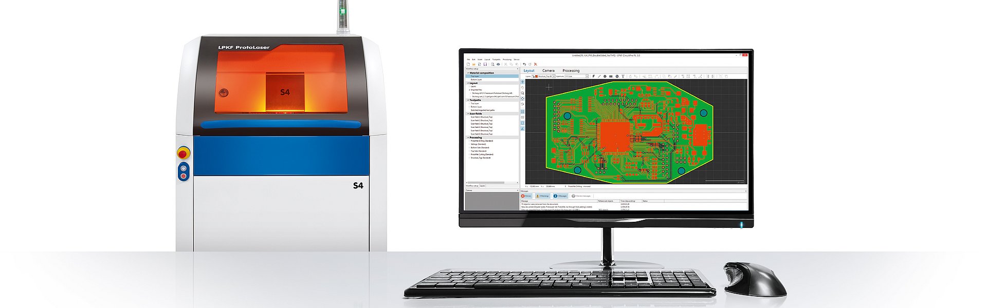 LPKF CircuitPro CAM and machine software