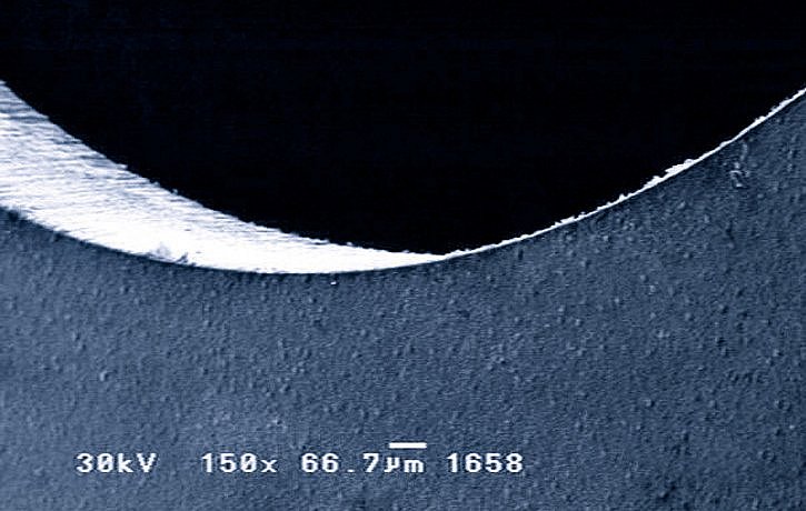 Ceramic substrate processed with the ProtoLaser U4  Ceramic substrate processed with the ProtoLaser U4