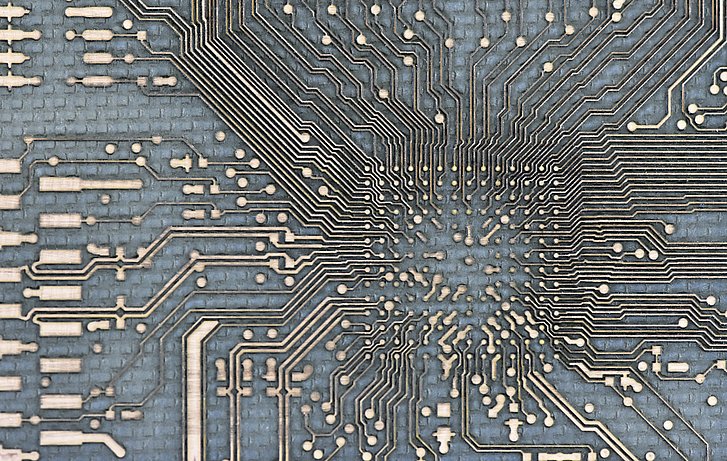 BGA Fan Out II Duroid 6000 BGA Fan Out II Duroid 6000 processed with ProtoLaser U4